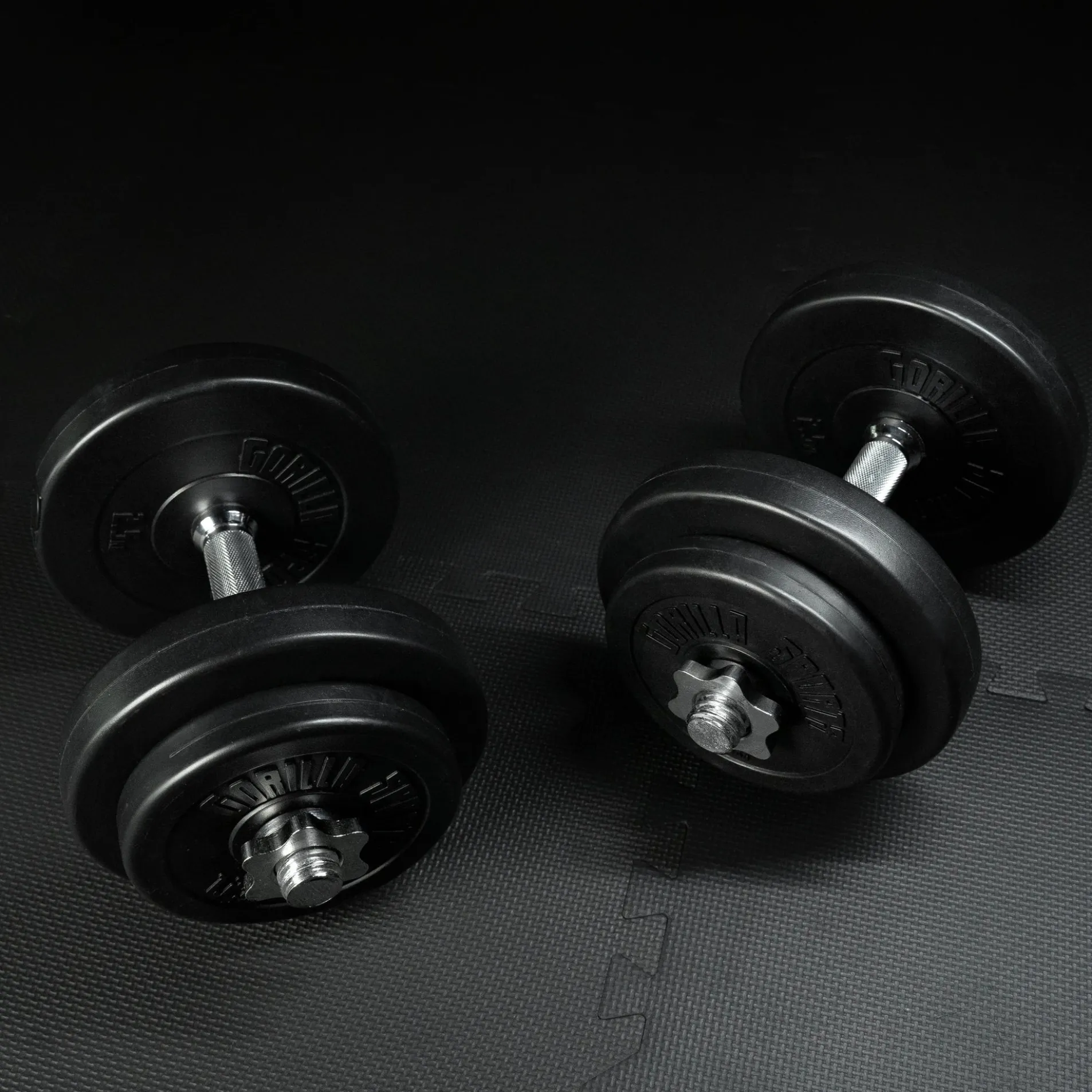 Kurzhantel Set Kunststoff 20/30 kg mit Sternverschlüssen