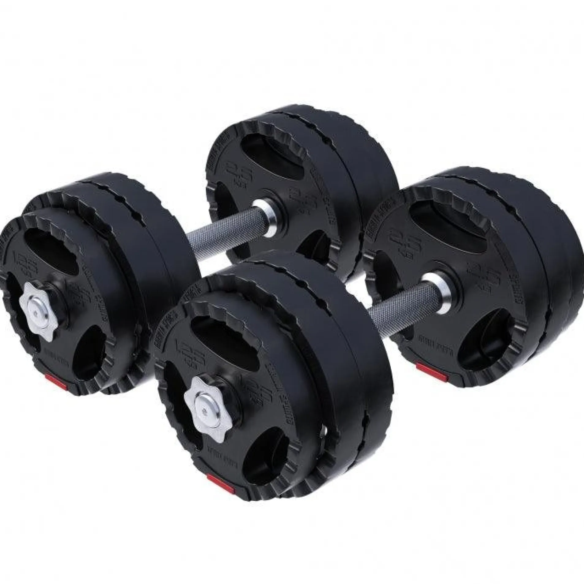 Kurzhantel Set Kunststoff Gripper 30 kg mit Sternverschlüssen