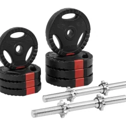 Kurzhantel Set Kunststoff Gripper 20 kg mit Sternverschlüssen