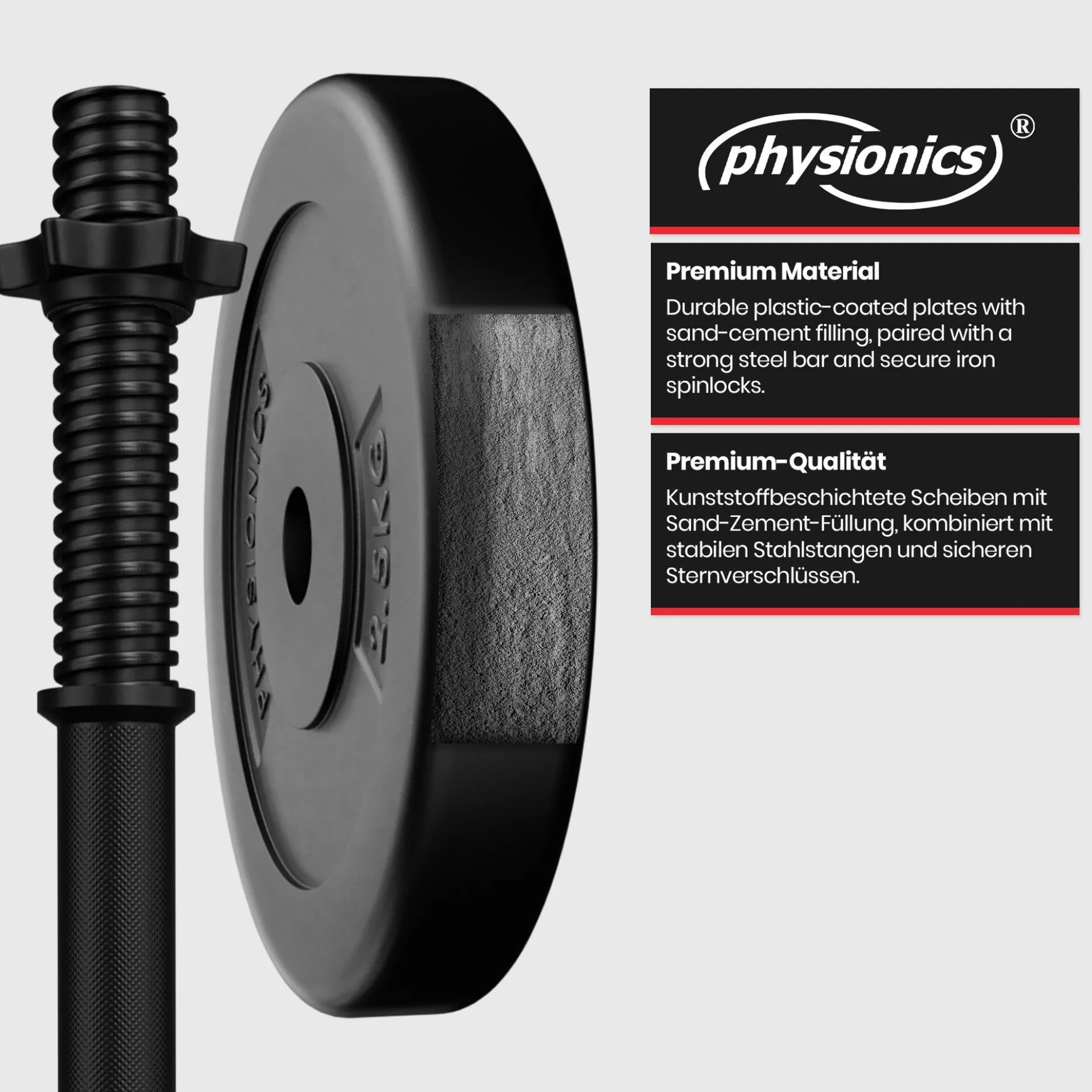 Kurzhantel Set Kunststoff 30 kg