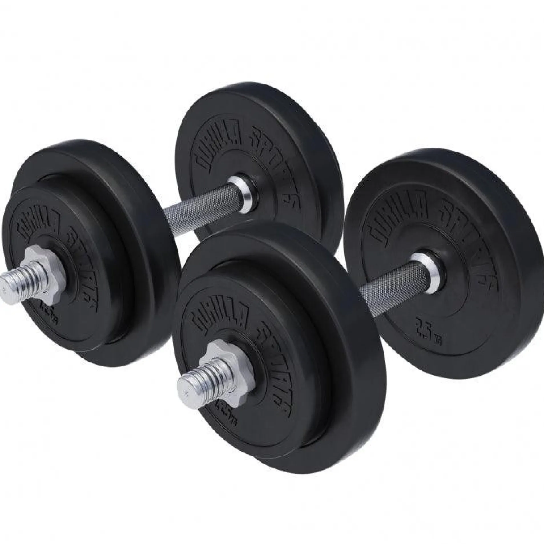 Kurzhantel Set Kunststoff 20/30 kg mit Sternverschlüssen
