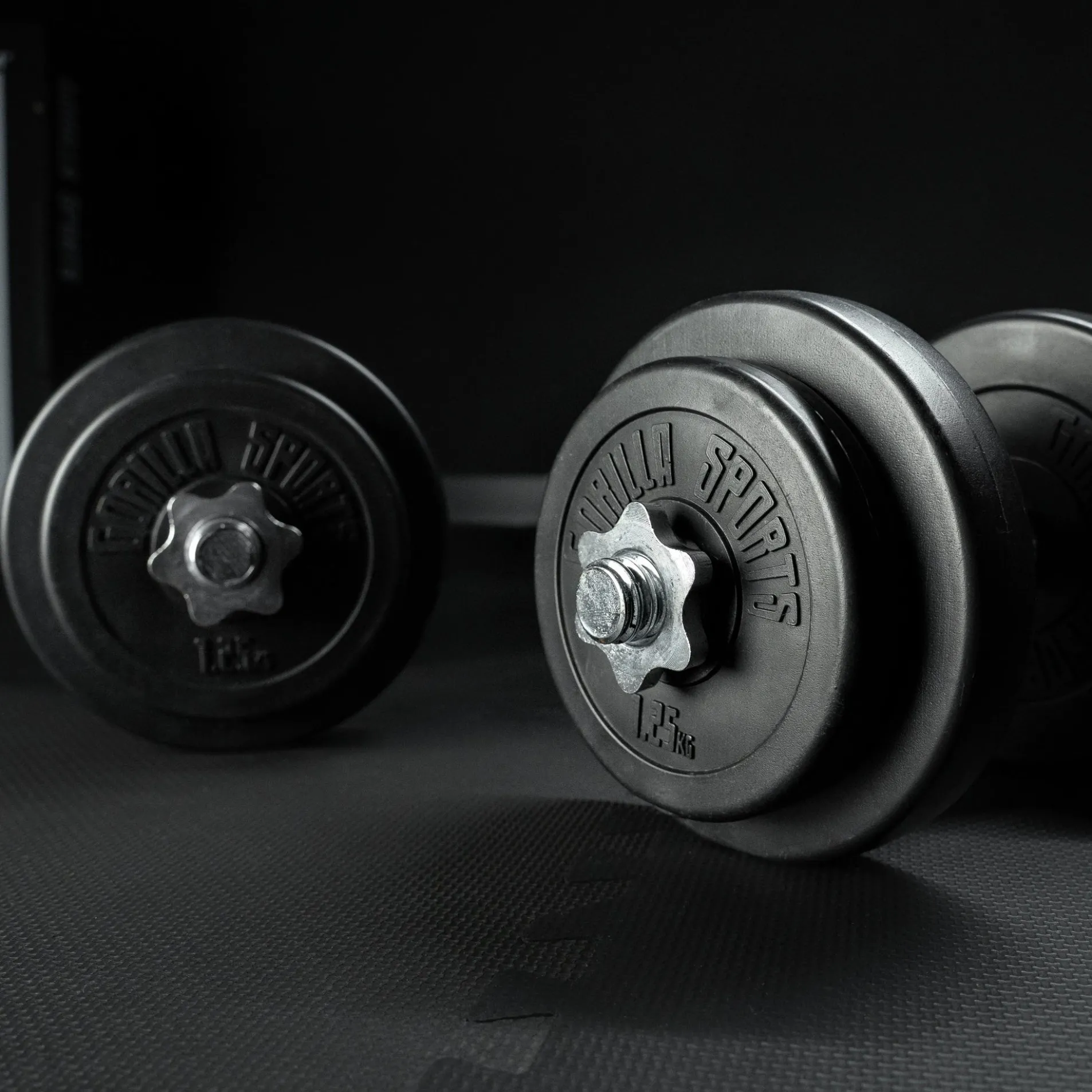 Kurzhantel Set Kunststoff 20/30 kg mit Sternverschlüssen