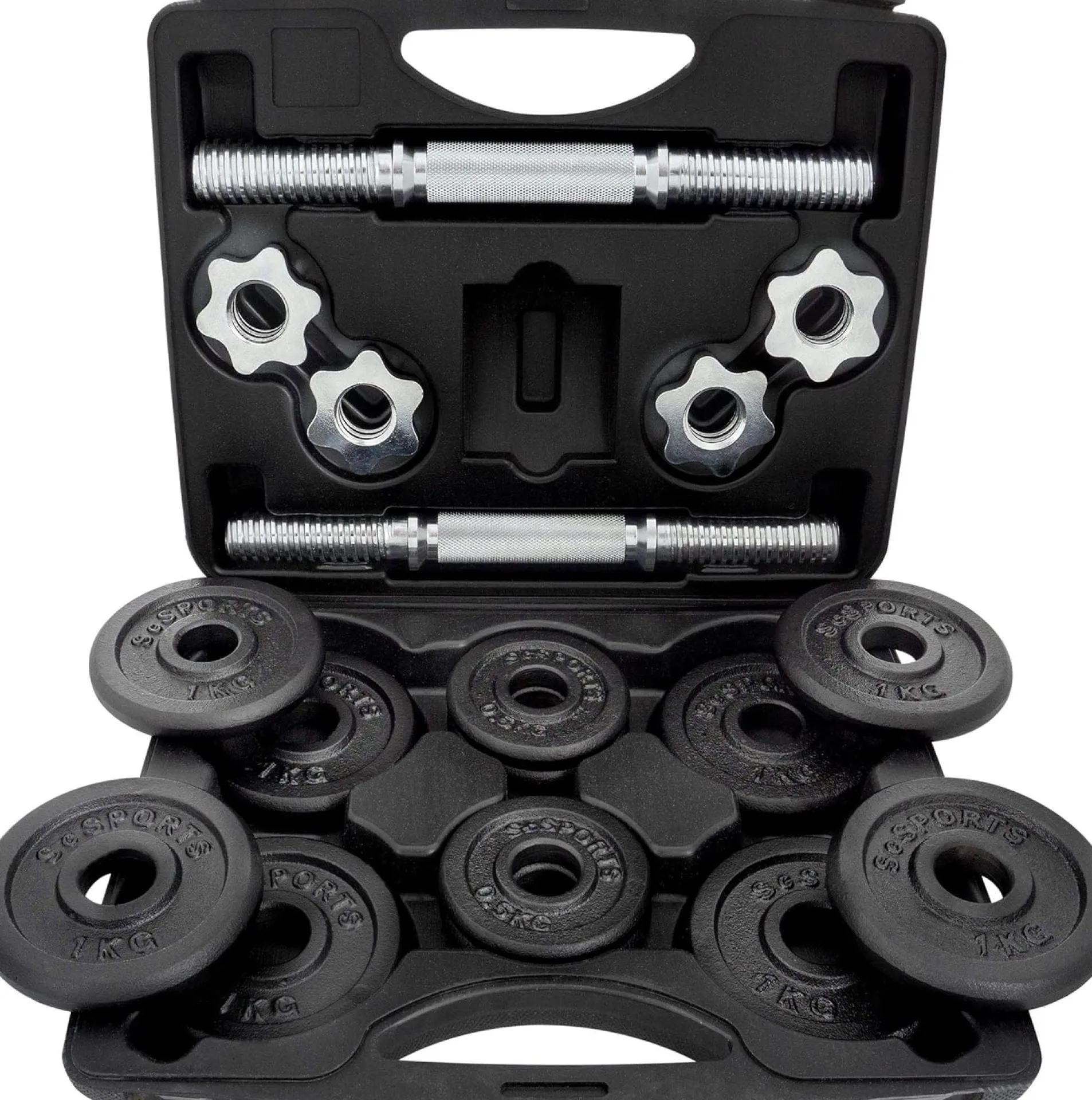 Kurzhantel Set mit Koffer 15 - 20 kg