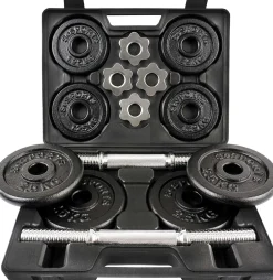 Kurzhantel Set mit Koffer 15 - 20 kg