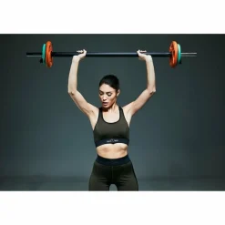 Langhantel Aerobic 130 cm mit Federverschlüssen