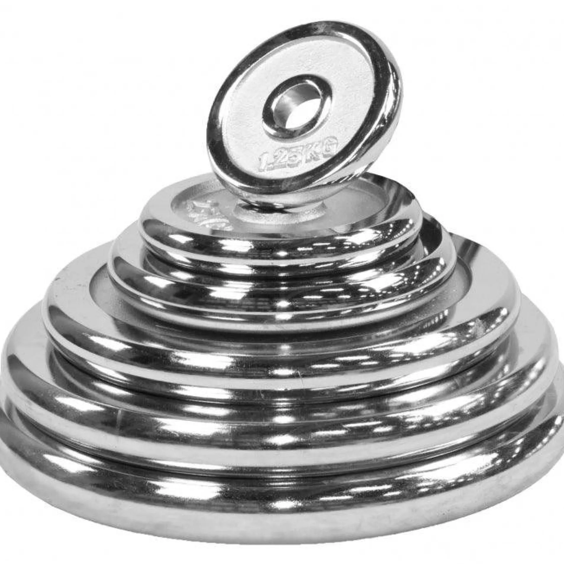 Langhantel Set Chrom 100 kg mit Sternverschlüssen