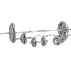 Langhantel Set Gusseisen Gripper 108 kg