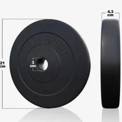 Langhantel Set Kunststoff 60 - 130 kg mit Sternverschlüssen