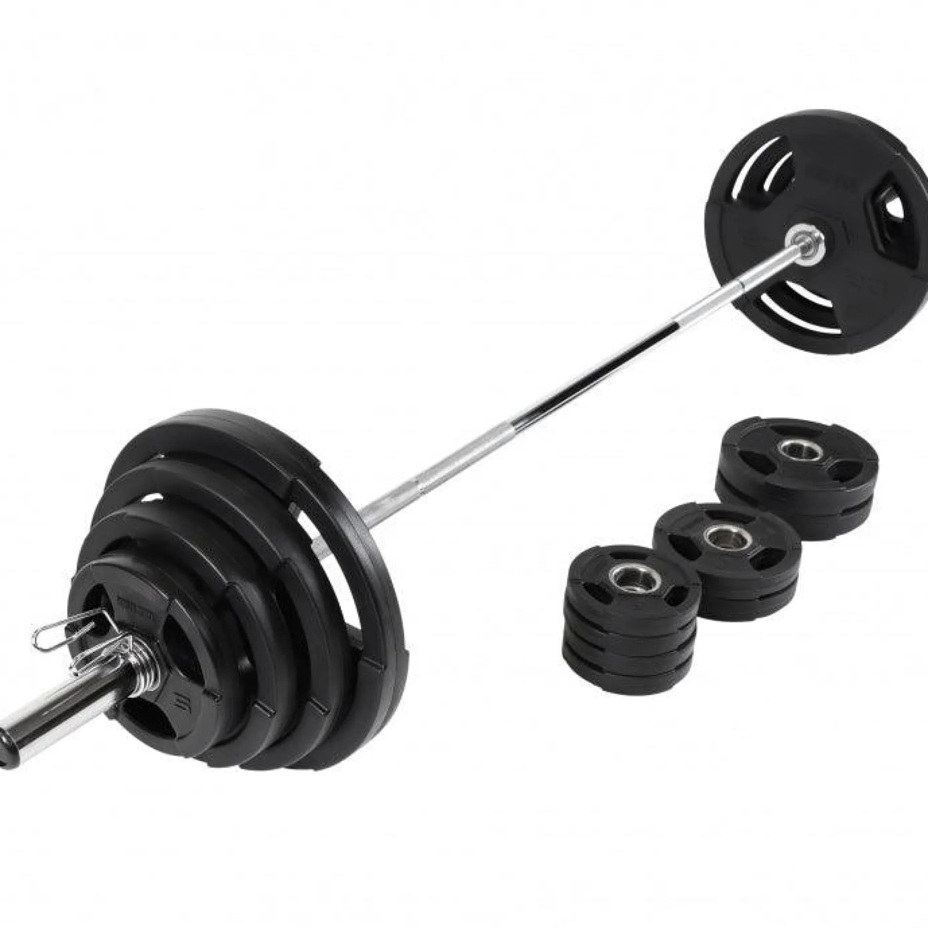 Langhantel Set Olympia Kunststoff Gripper 130 kg