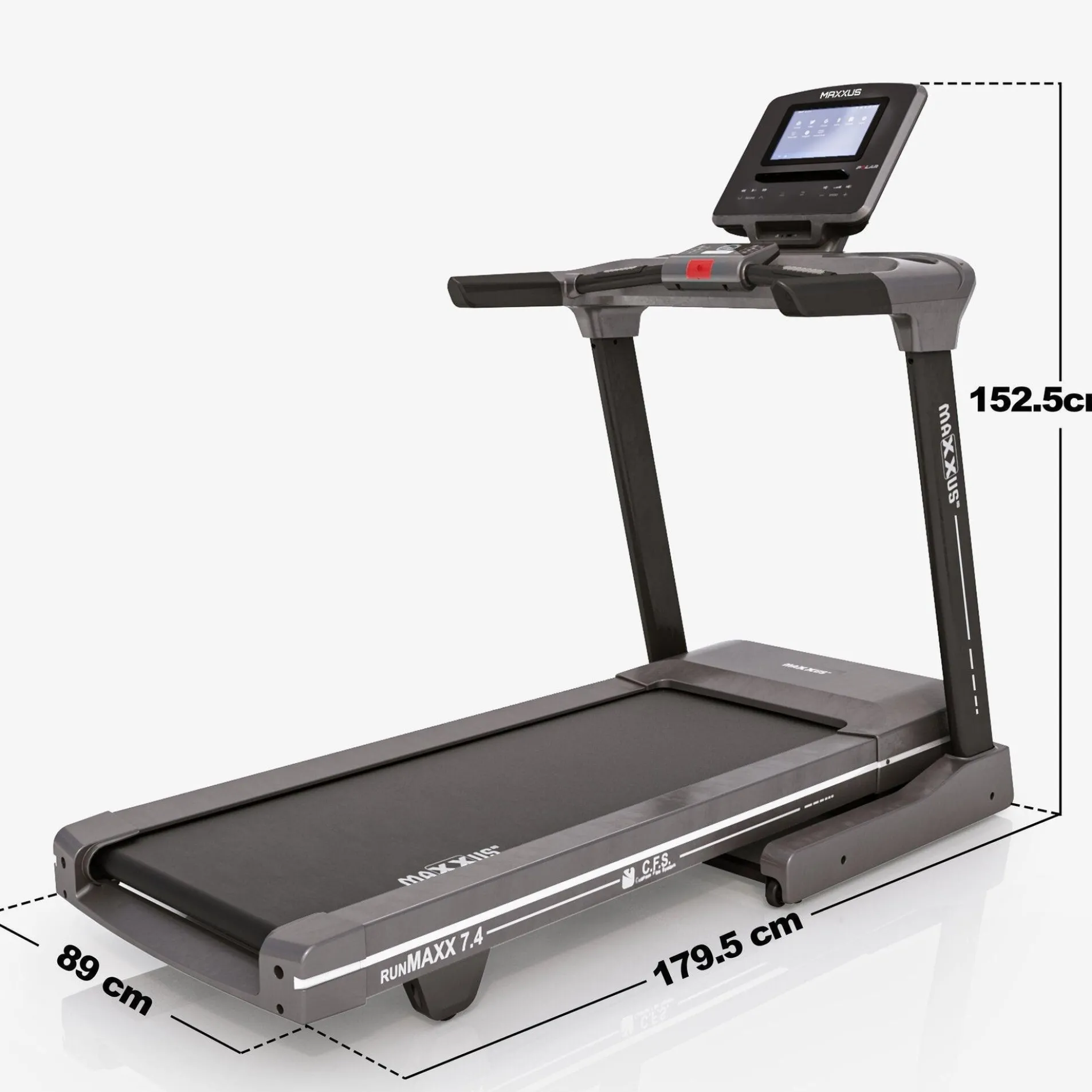 Laufband RunMaxx 7.4T mit TFT Monitor