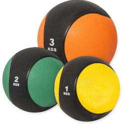 Medizinball aus Gummi 1 - 10 kg