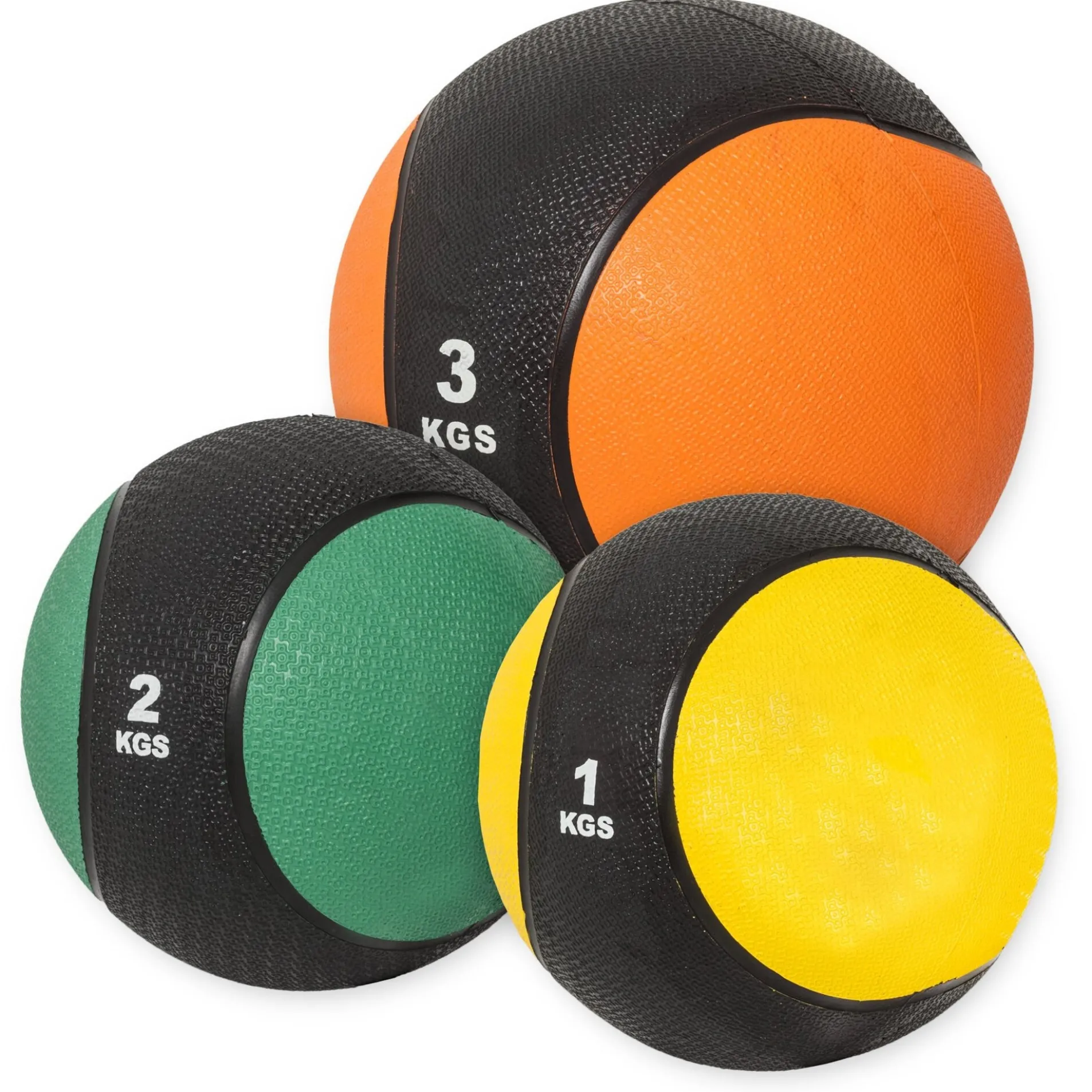 Medizinball aus Gummi 1 - 10 kg