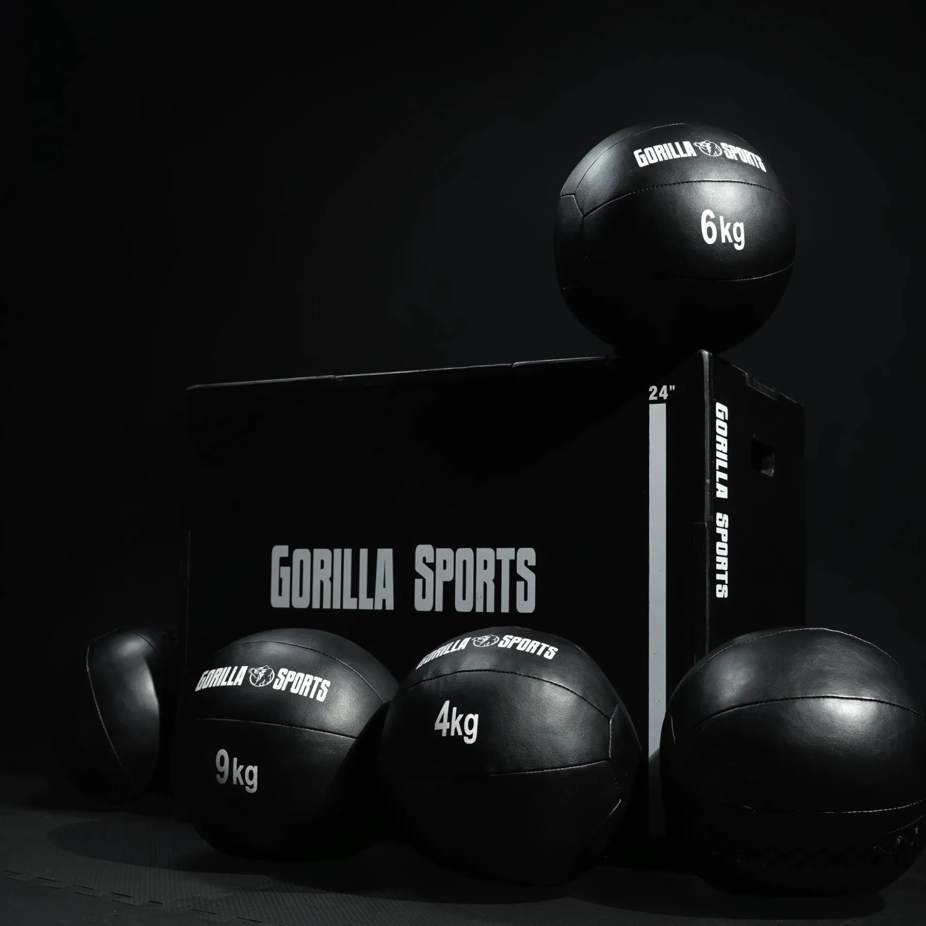Medizinball Wall Ball aus Kunstleder 1 - 10 kg