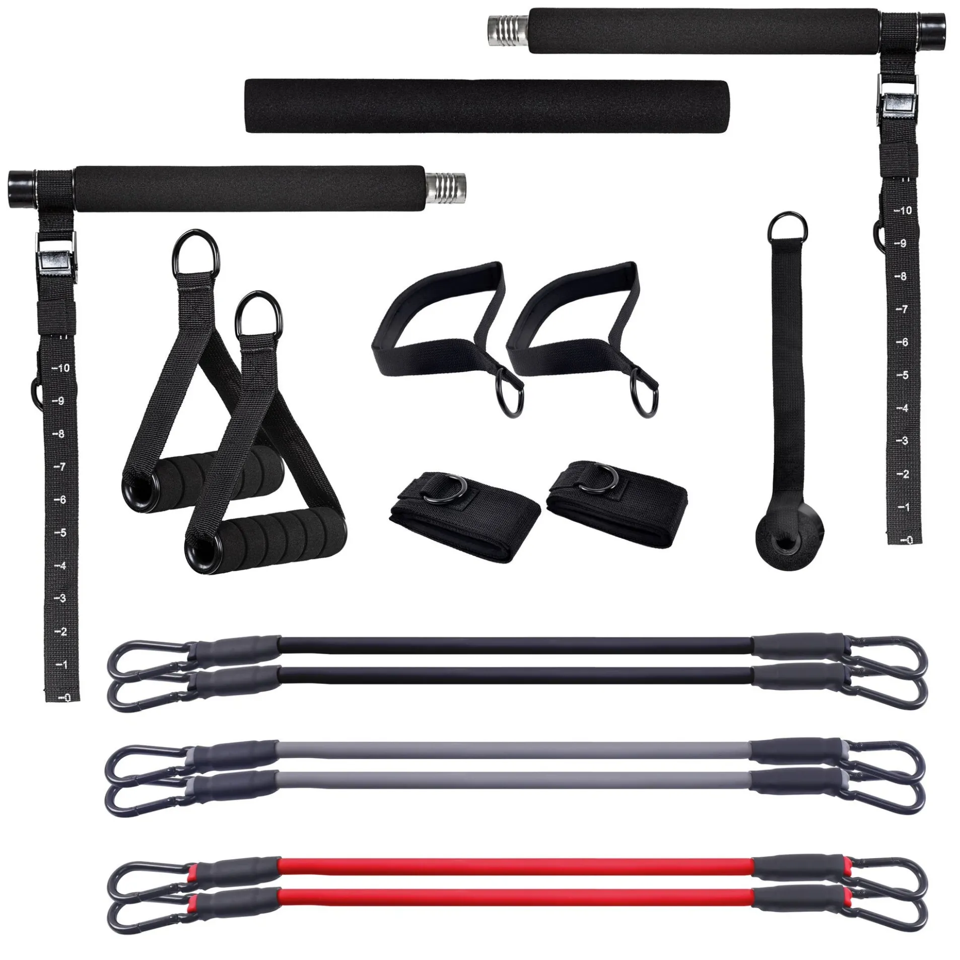 Pilates Set inkl, Stange und Widerstandsbänder