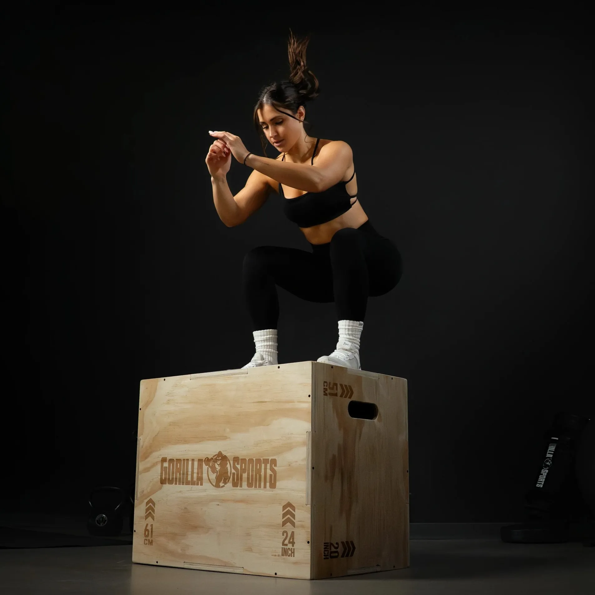 Plyo Box aus Holz 61 x 51 x 76 cm