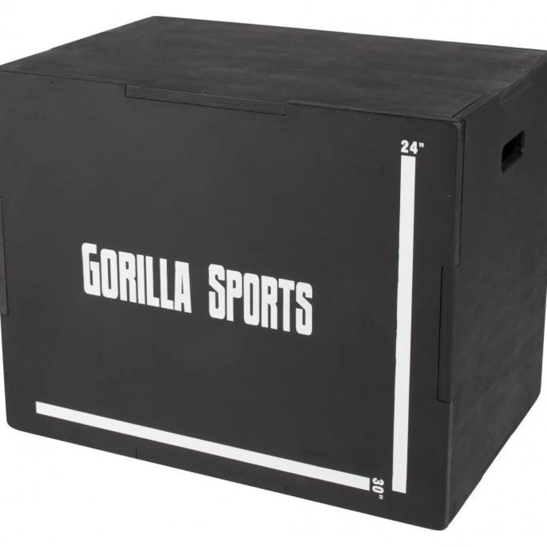 Plyo Box aus Holz schwarz 61 x 51 x 76 cm