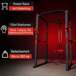 Power Rack mit Kabelzug