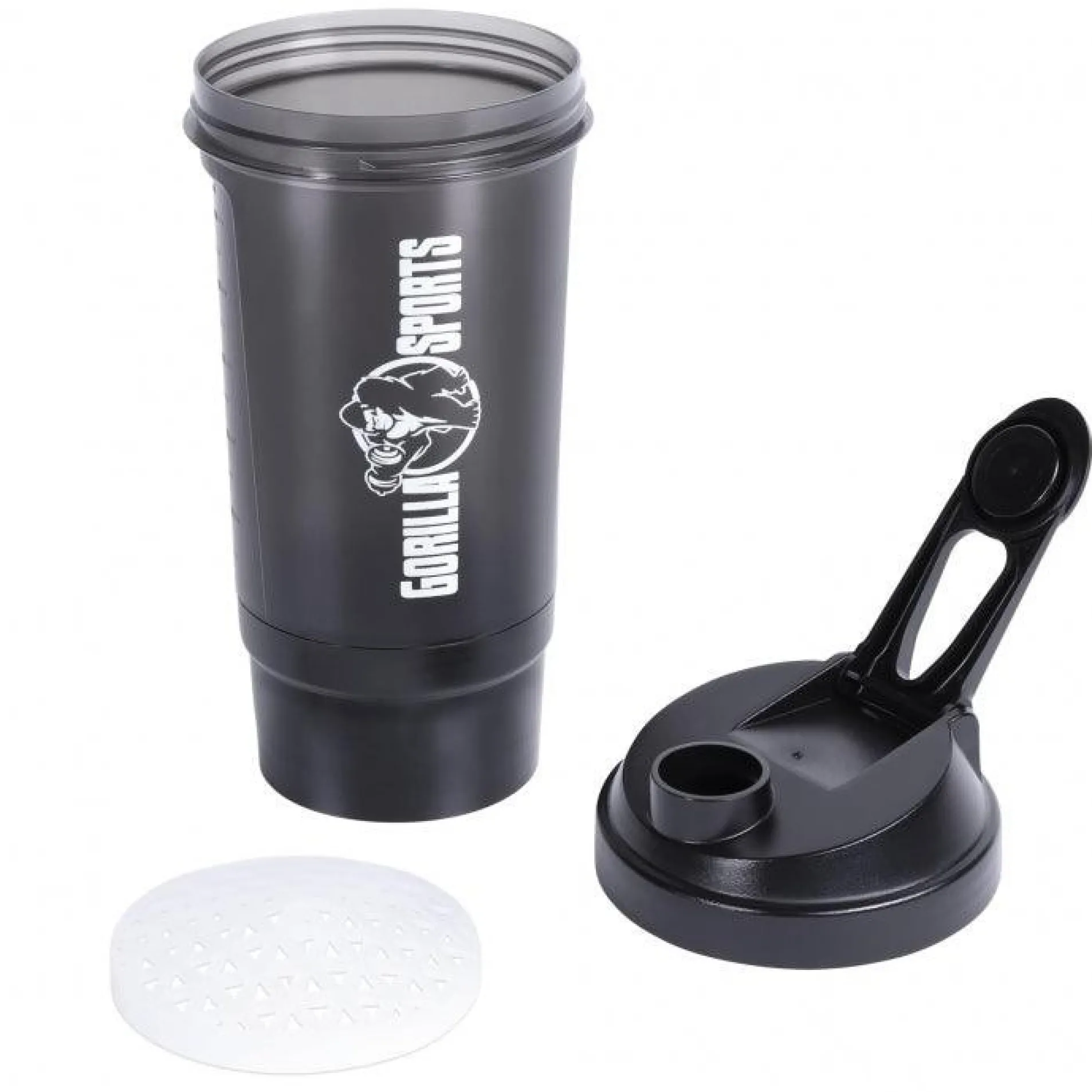 Protein Shaker mit Pulverfach 500 ml