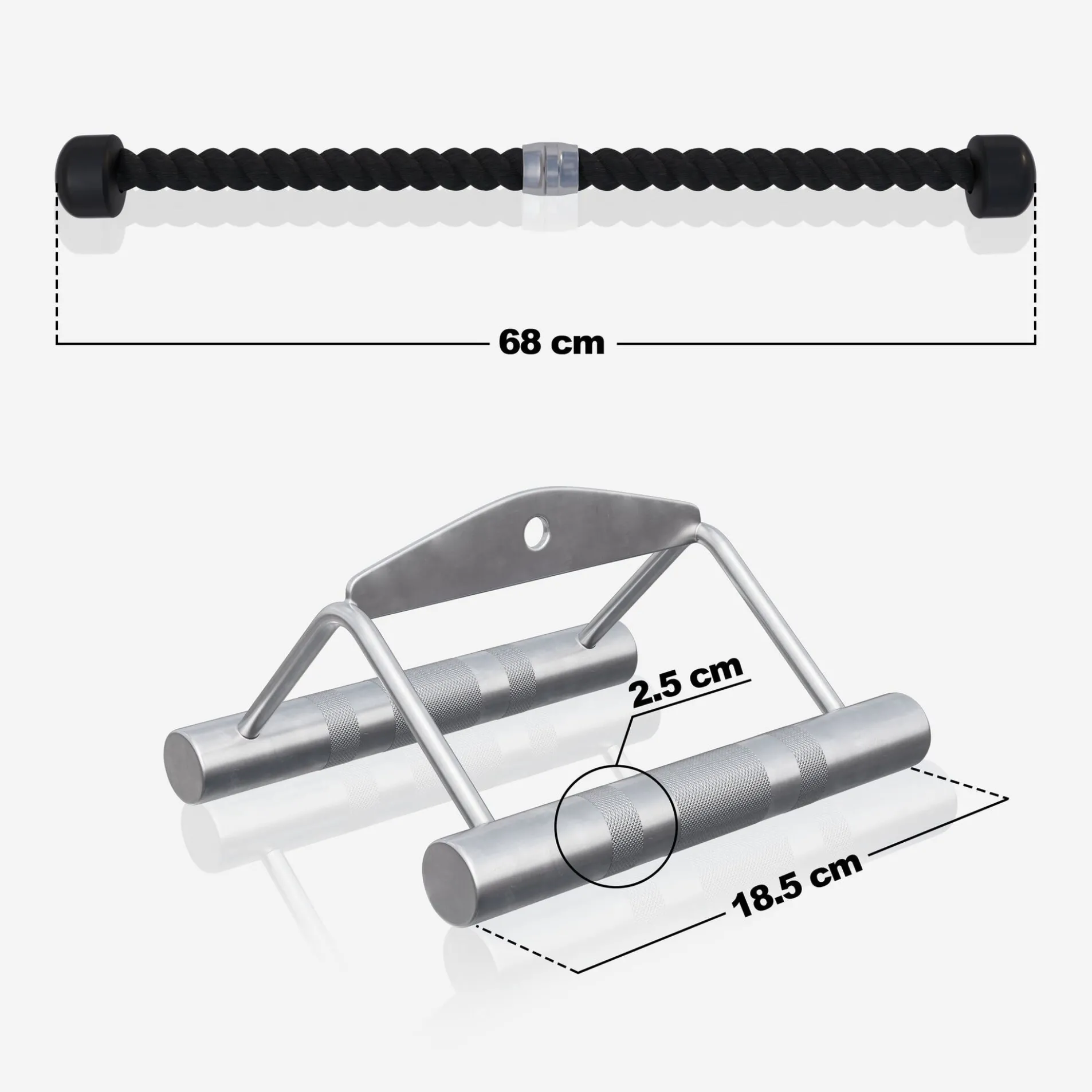 Rudergriff Set 2-teilig