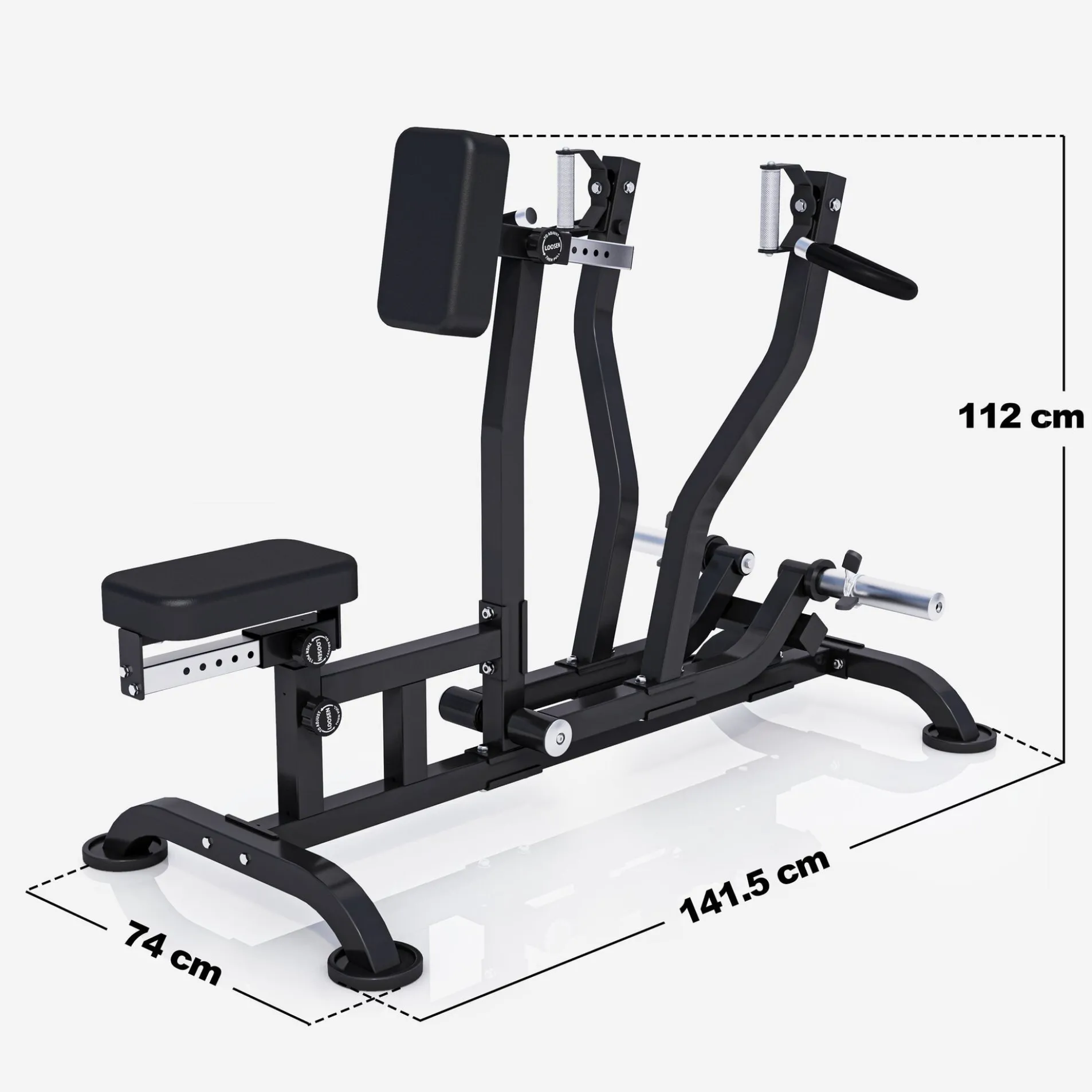 Rudermaschine verstellbar