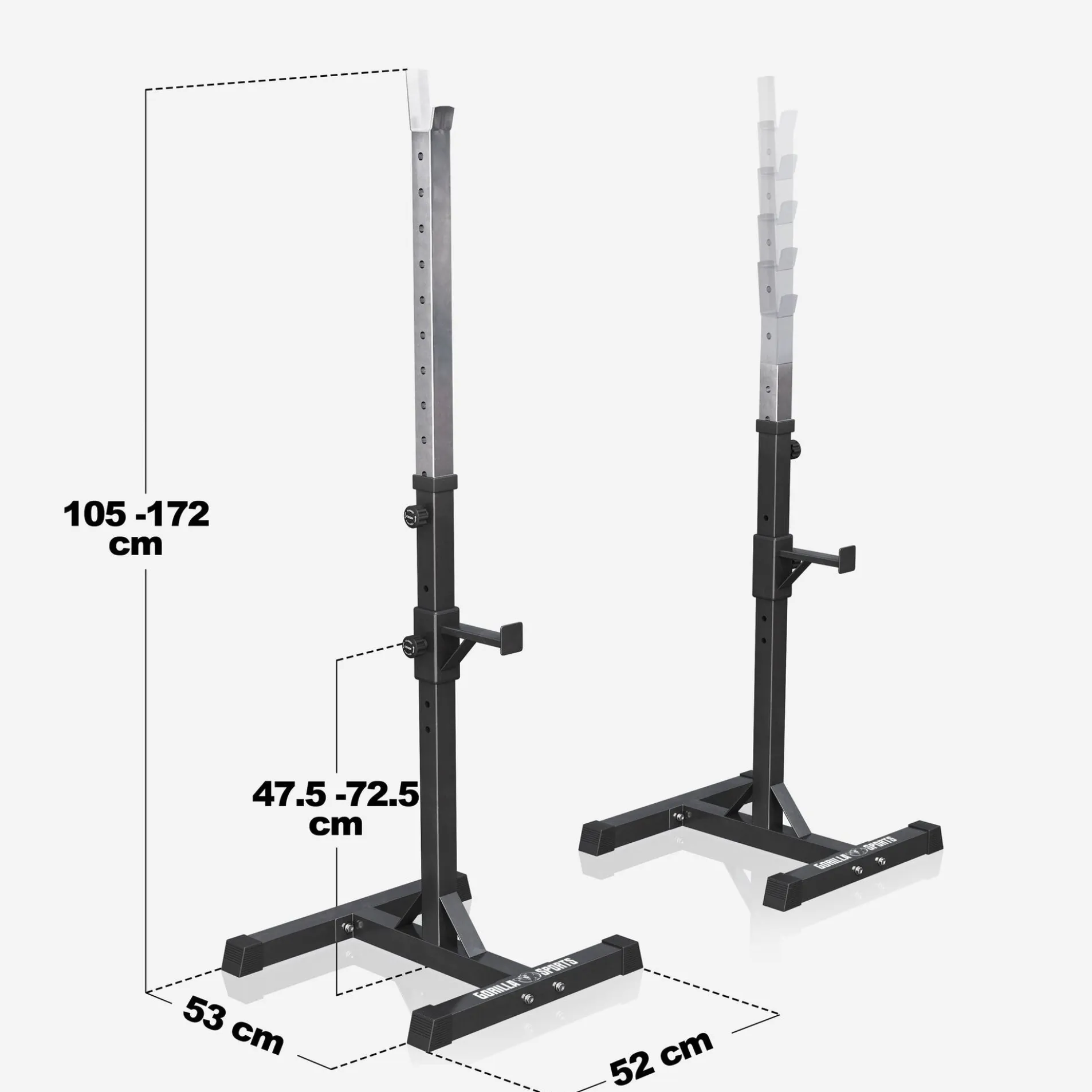 Squat Rack Hantelständer mobil verstellbar