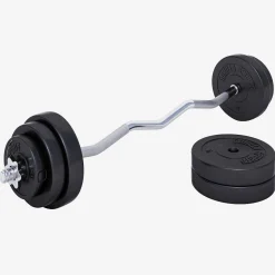Squat Rack Hantelständer Set inkl, Curlset Kunststoff 35 kg