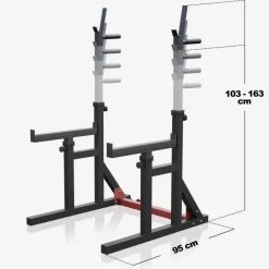 Squat Rack verstellbar in Höhe und Breite