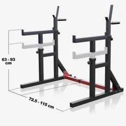 Squat Rack verstellbar in Höhe und Breite