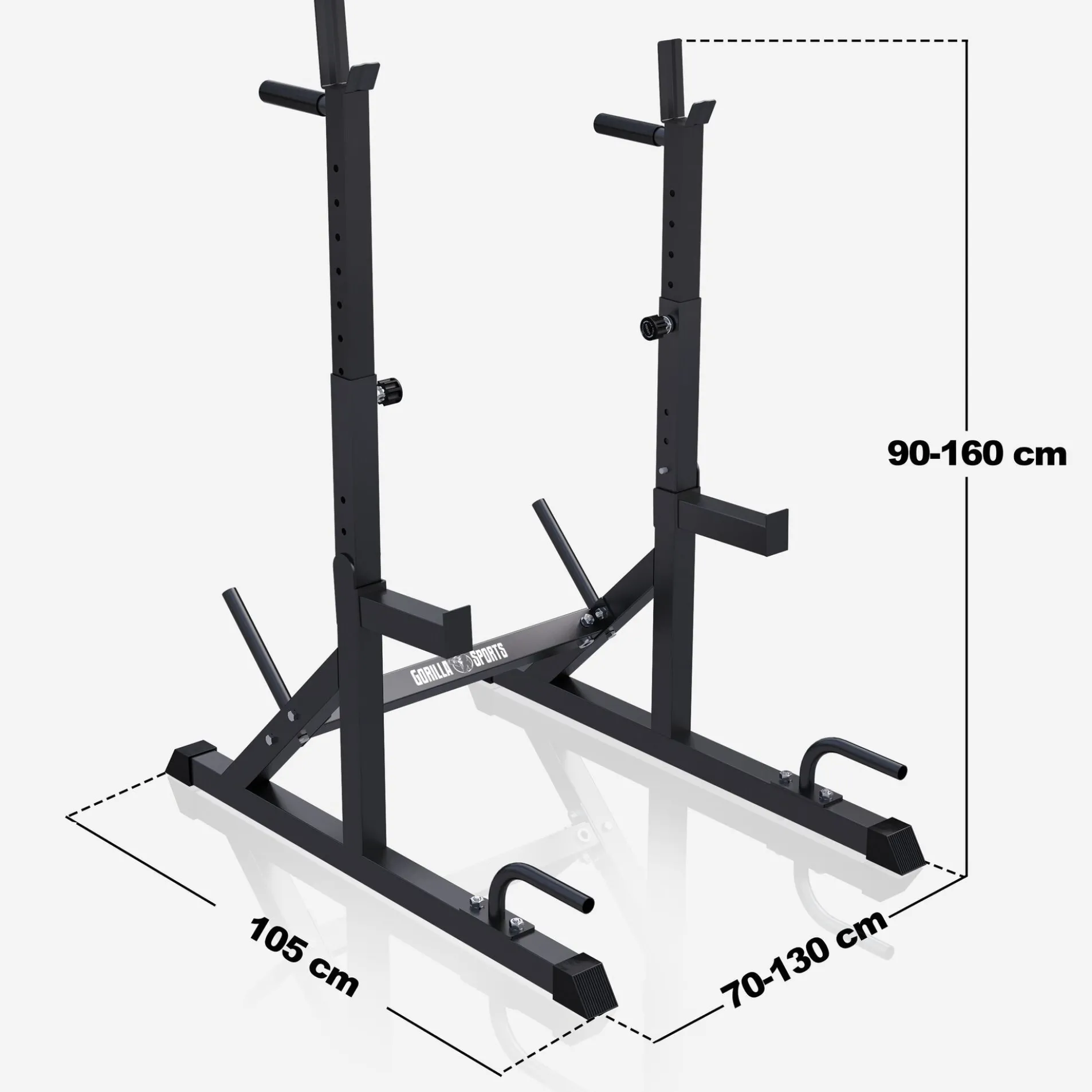 Squat Rack verstellbar in Höhe und Breite
