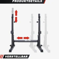 Squat Rack verstellbar in Höhe und Breite