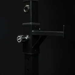 Squat Rack verstellbar in Höhe und Breite inkl, Hantelscheibenablage