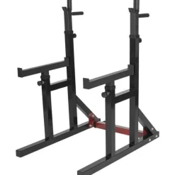 Squat Rack verstellbar in Höhe und Breite inkl, Langhantel Set