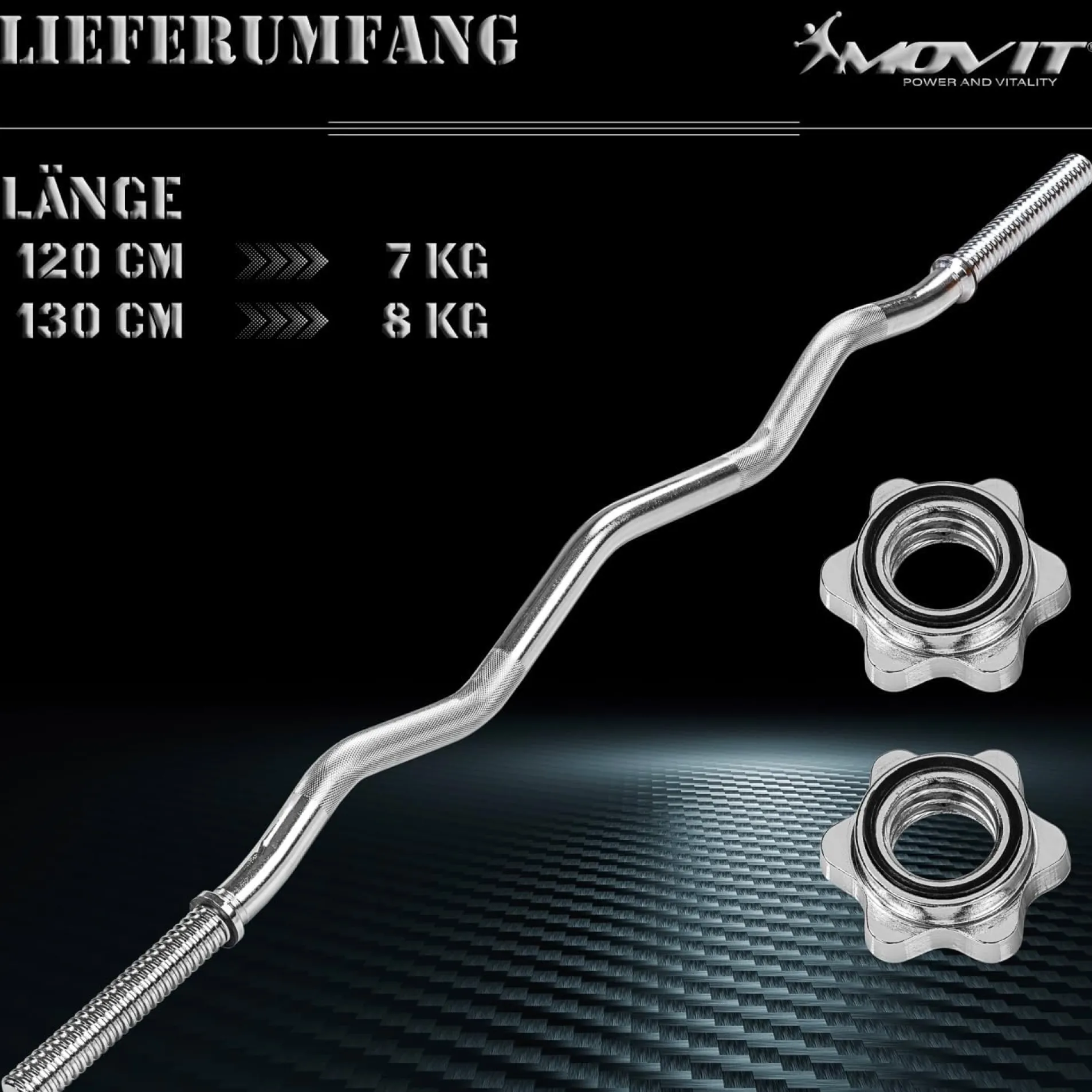 SZ Curlstange 30 mm Chrom