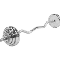 SZ-Curlset Chrom 35 kg mit Sternverschlüssen