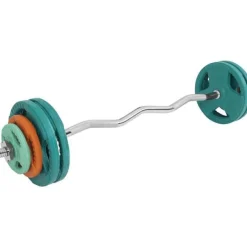 SZ-Curlset Gummi Gripper 35 kg mit Verschlüssen