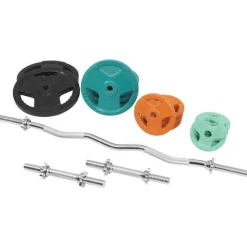 SZ-Curlset Gummi Gripper 70 kg mit Verschlüssen