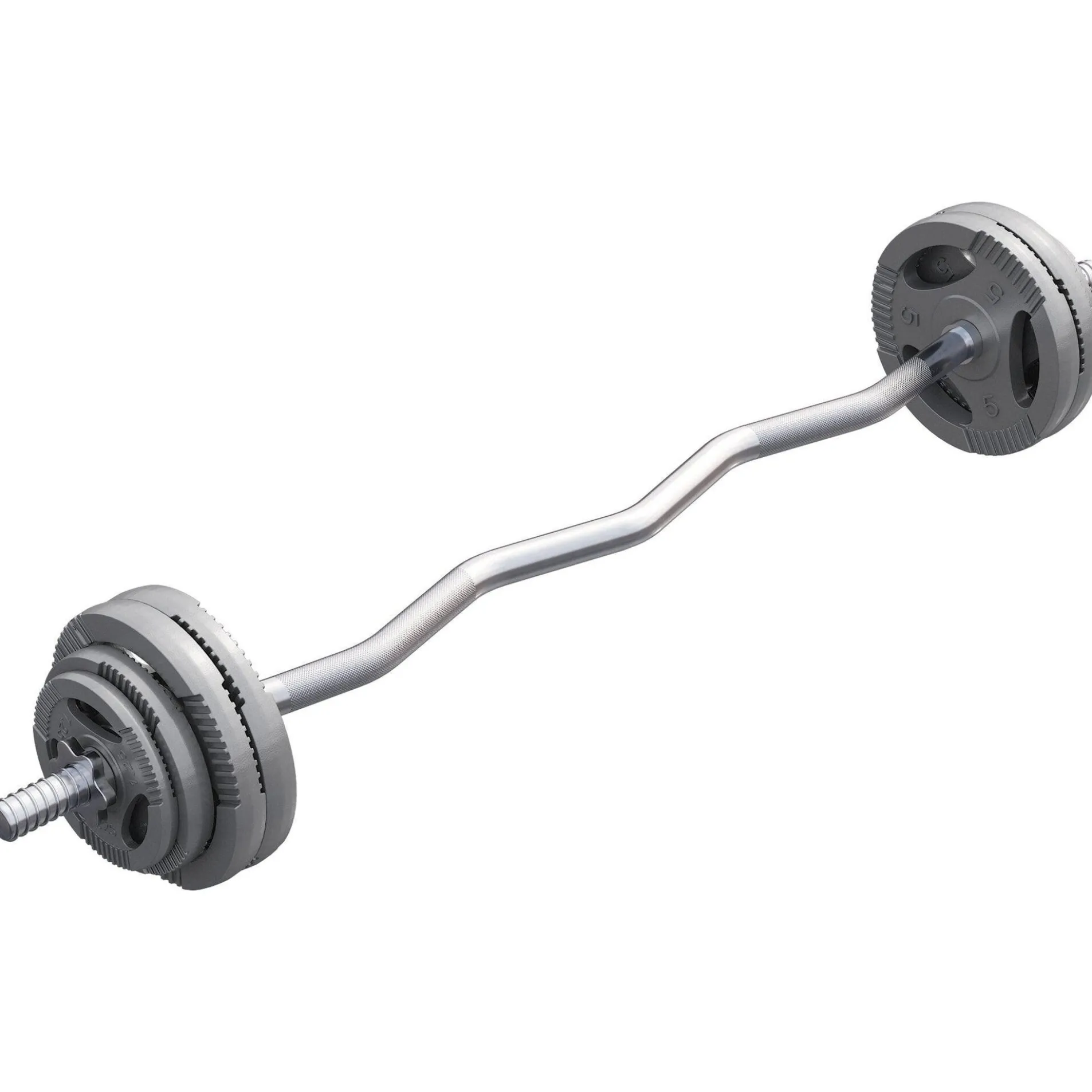 SZ-Curlset Gusseisen Gripper 35 kg mit Sternverschlüssen