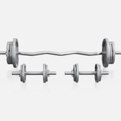 SZ-Curlset Gusseisen Gripper 70 kg mit Sternverschlüssen