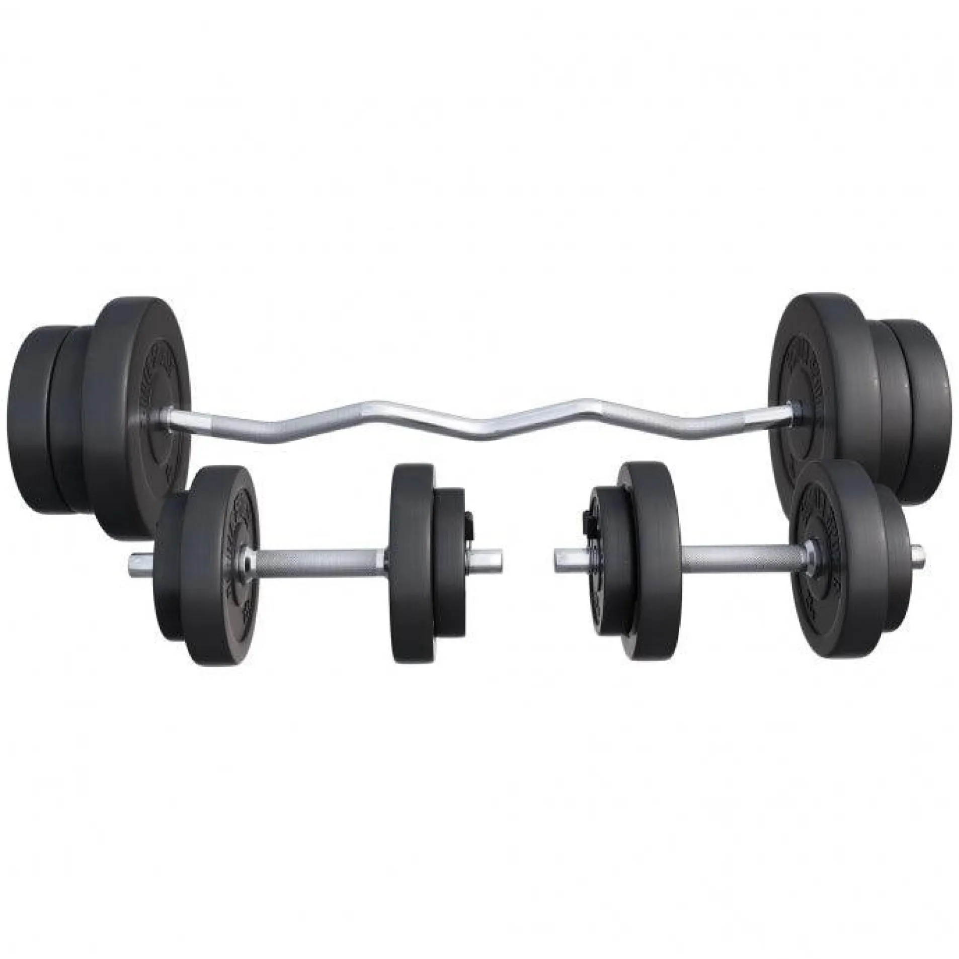 SZ-Curlset Kunststoff 70 kg mit Verschlüssen