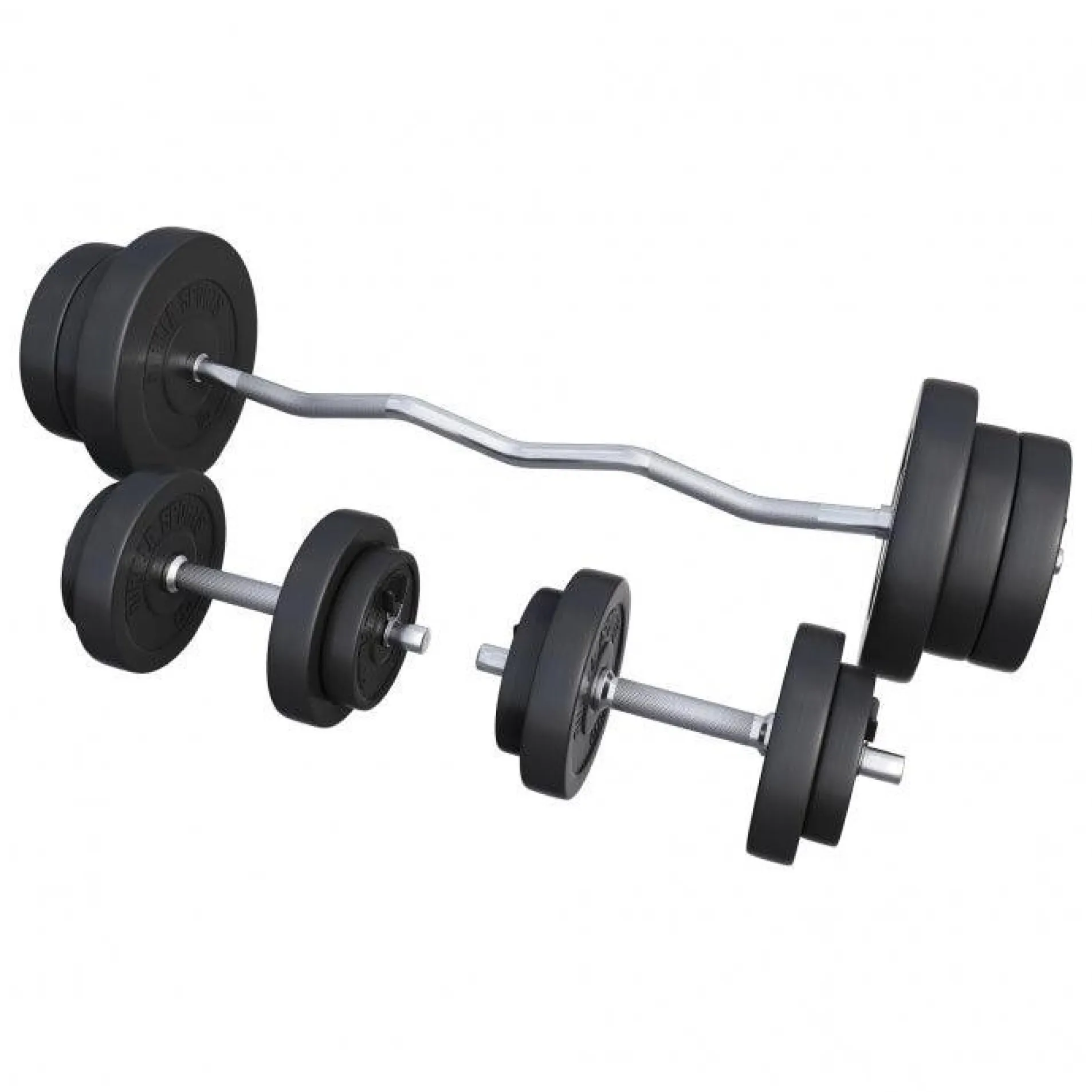 SZ-Curlset Kunststoff 70 kg mit Verschlüssen