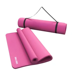 Yogamatte mit Tragegurt 190 x 60/100 x 1,5 cm