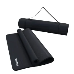 Yogamatte mit Tragegurt 190 x 60/100 x 1,5 cm