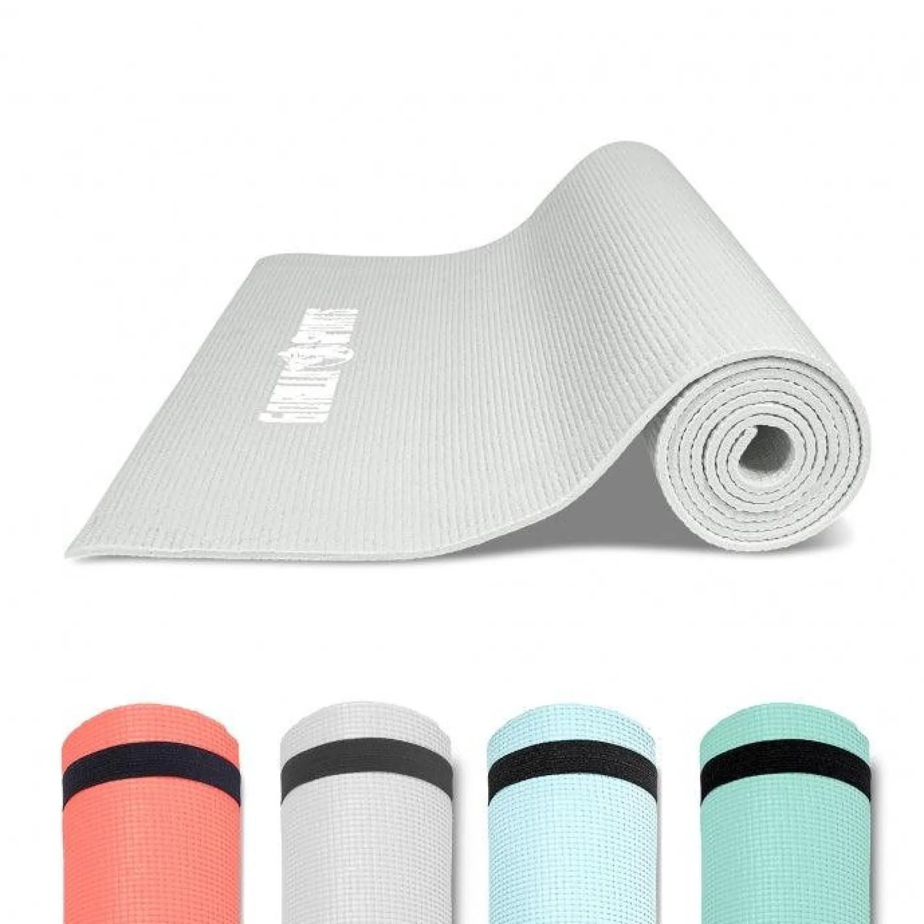 Yogamatte PVC mit Tragegurt 60 cm Breite und 0,5 cm Dicke